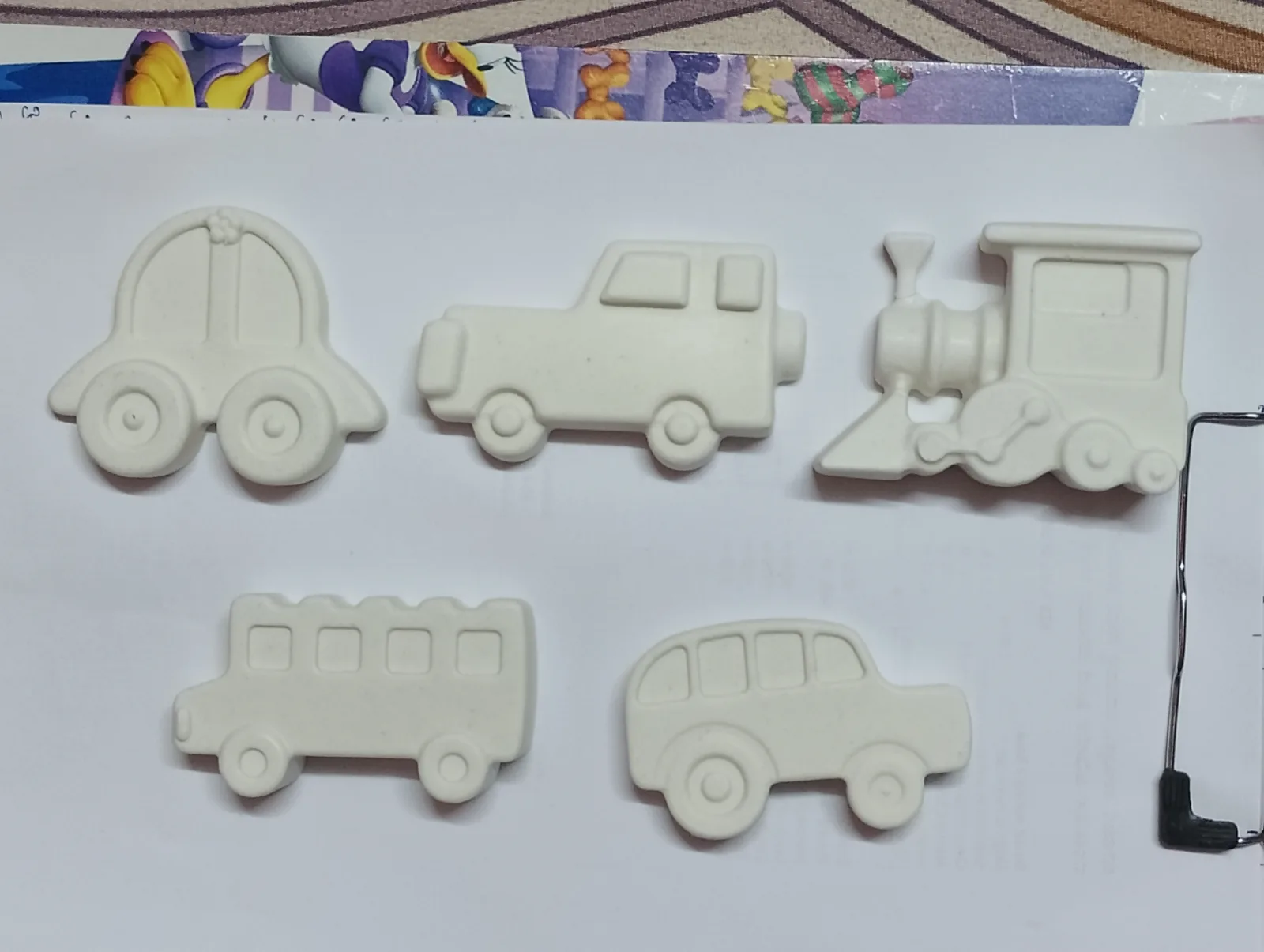x5 diy kids concrete art ( cars) — 2