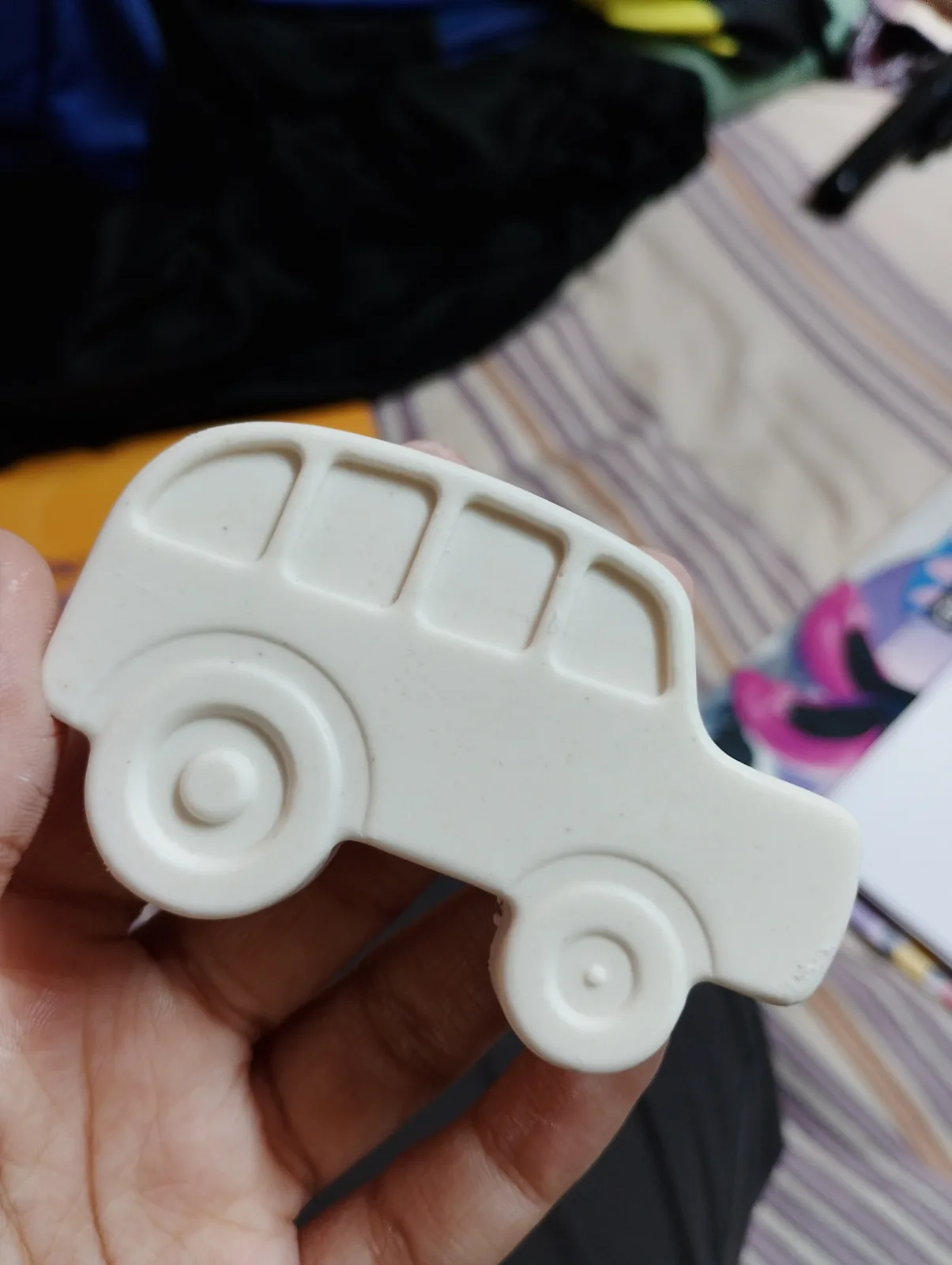 x5 diy kids concrete art ( cars) — 5