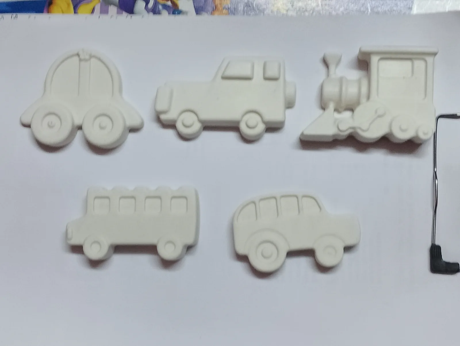 x5 diy kids concrete art ( cars) — 10