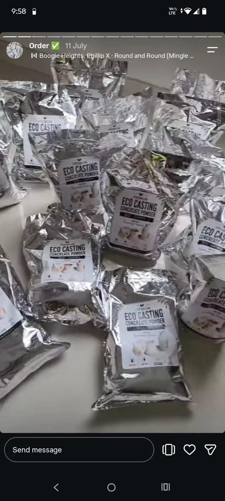2 kg premium white Eco casting powder — 4